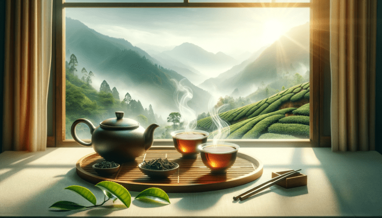 Gelber Tee zubereiten traditionell mit der Gong Fu Methode