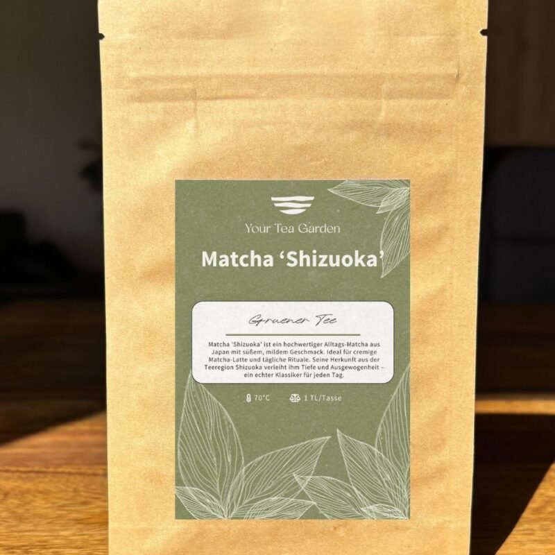 Matcha Shizuoka Matcha Alltag Packung