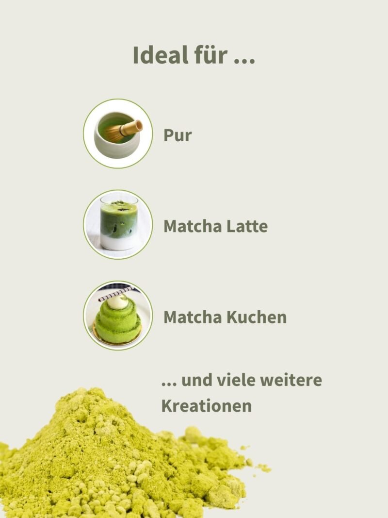 Matcha für Matcha Latte, Matcha Cake etc