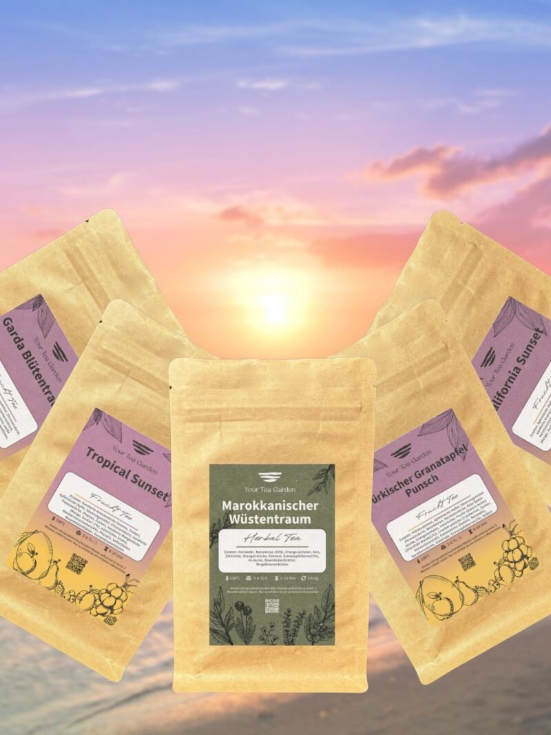 Tee Bundle fruchtig, Urlaub in der Tasse
